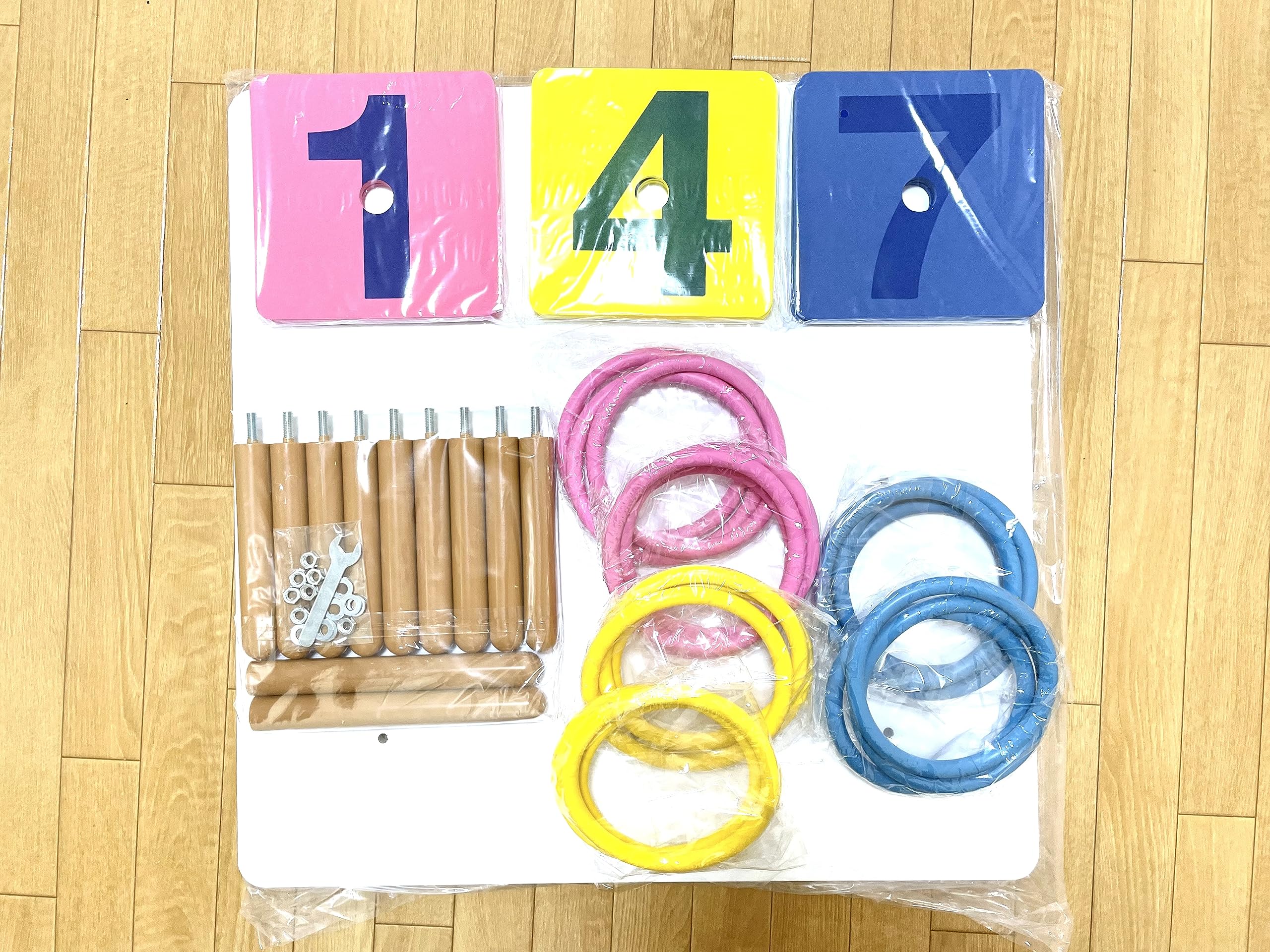 Amazon.co.jp: [ルカン] 【 抽選輪投げゲームセット 投げ輪18個